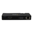 StarTech.com USB 3.0 Universal Laptop Mini Dockingstation mit HDMI oder VGA, Gigabit Ethernet, USB 3 Produktbild