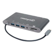 Manhattan USB-C Dock/Hub with Card Reader, Ports (x8): Produktbild Additional View 3 S