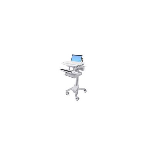 Ergotron Laptop Cart, 2 Drawers - Wagen - offene Architektur - für Notebook / PC-Ausrüstung - Alumin Produktbild Additional View 1 L