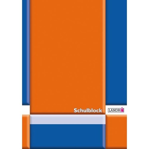 Briefblock 4-fach Lochung A4 Lin.22 kariert 50Blatt 70g holzfrei weiß Landré 100050450 Produktbild Additional View 1 L