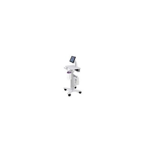 Ergotron Tablet Cart, SV10 - Wagen - für Tablet / Tastatur - medizinisch - Metall - weiß, Aluminium Produktbild Additional View 1 L