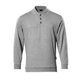 Trinidad Polo-sweatshirt / Gr. 2XL,  Grau-meliert Produktbild