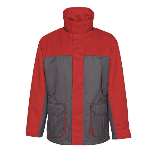 Savona Parka / Gr. M, Anthrazit/Rot Produktbild