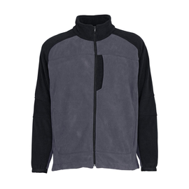 Messina Fleecejacke / Gr. L,  Anthrazit/Schwarz Produktbild