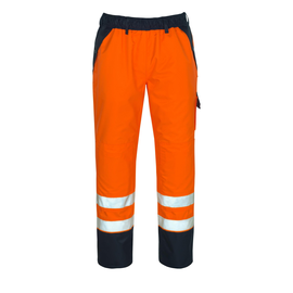 Linz Überziehhose / Gr. L, Hi-vis  Orange/Marine Produktbild