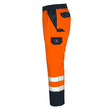 Linz Überziehhose / Gr. L, Hi-vis  Orange/Marine Produktbild Additional View 1 S