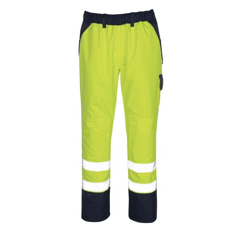 Linz Überziehhose / Gr. 4XL, Hi-vis  Gelb/Marine Produktbild