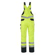 Wels Überziehlatzhose / Gr. 2XL, Hi-vis  Gelb/Marine Produktbild Additional View 2 S
