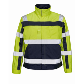 Cameta Arbeitsjacke / Gr. L, Hi-vis  Gelb/Marine Produktbild