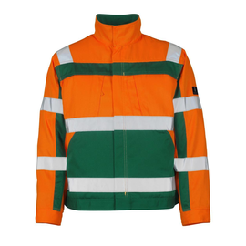 Cameta Arbeitsjacke / Gr. L, Hi-vis  Orange/Grün Produktbild
