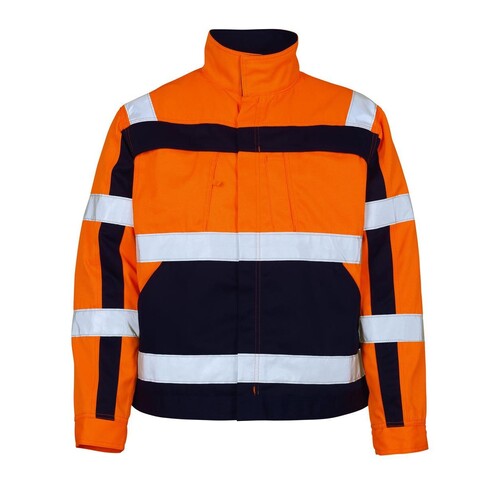Cameta Arbeitsjacke / Gr. L, Hi-vis  Orange/Marine Produktbild