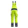 Barras Latzhose / Gr. 90C48, Hi-vis  Gelb/Marine Produktbild Additional View 2 S