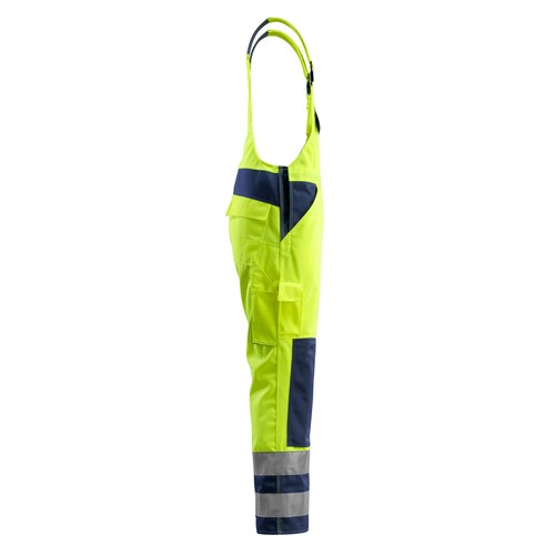 Barras Latzhose / Gr. 90C48, Hi-vis  Gelb/Marine Produktbild Additional View 3 L
