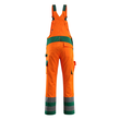 Barras Latzhose / Gr. 82C52, Hi-vis  Orange/Grün Produktbild Additional View 2 S
