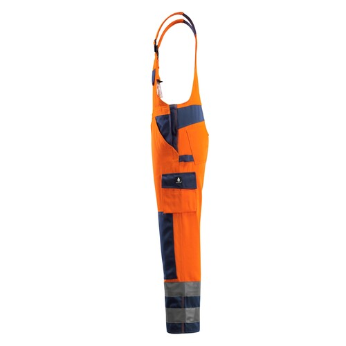 Barras Latzhose / Gr. 82C52, Hi-vis  Orange/Marine Produktbild Additional View 1 L