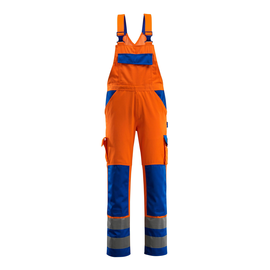 Barras Latzhose / Gr. 82C52, Hi-vis  Orange/Kornblau Produktbild