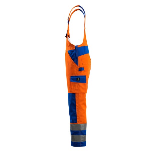 Barras Latzhose / Gr. 82C52, Hi-vis  Orange/Kornblau Produktbild Additional View 1 L