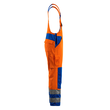 Barras Latzhose / Gr. 82C52, Hi-vis  Orange/Kornblau Produktbild Additional View 3 S