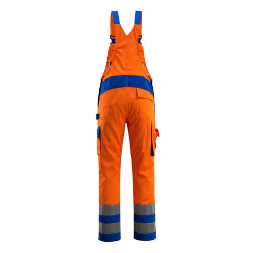 Barras Latzhose / Gr. 90C62, Hi-vis  Orange/Kornblau Produktbild Additional View 2 L