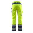 Olinda Hose / Gr. 82C54, Hi-vis  Gelb/Marine Produktbild Additional View 2 S
