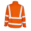 Calgary Soft Shell Jacke / Gr. 2XL,  Hi-vis Orange Produktbild Additional View 2 S