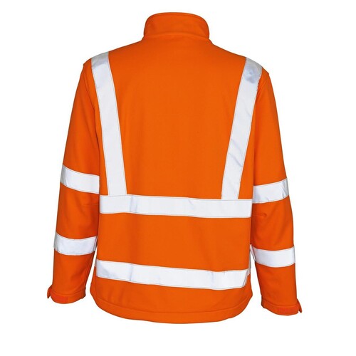 Calgary Soft Shell Jacke / Gr. 2XL,  Hi-vis Orange Produktbild Additional View 2 L