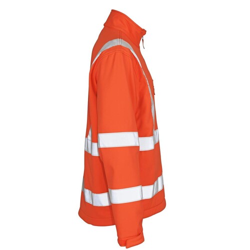 Calgary Soft Shell Jacke / Gr. L,  Hi-vis Orange Produktbild Additional View 3 L