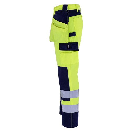 Almas Handwerkerhose / Gr. 90C50,  Hi-vis Gelb/Marine Produktbild Additional View 1 L