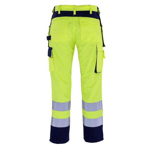 Almas Handwerkerhose / Gr. 90C50,  Hi-vis Gelb/Marine Produktbild Additional View 2 L