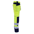 Almas Handwerkerhose / Gr. 90C50,  Hi-vis Gelb/Marine Produktbild Additional View 3 S