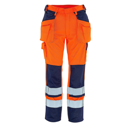 Almas Handwerkerhose / Gr. 82C52,  Hi-vis Orange/Marine Produktbild