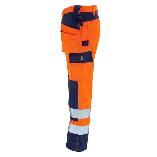 Almas Handwerkerhose / Gr. 90C51,  Hi-vis Orange/Marine Produktbild Additional View 1 L