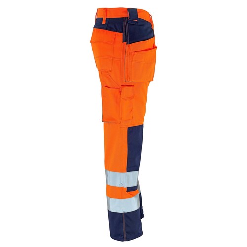 Almas Handwerkerhose / Gr. 90C51,  Hi-vis Orange/Marine Produktbild Additional View 3 L