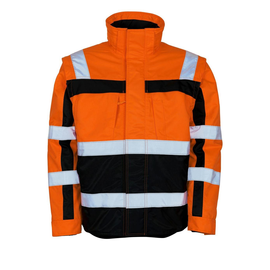 Loreto Winterjacke / Gr. L, Hi-vis  Orange/Marine Produktbild