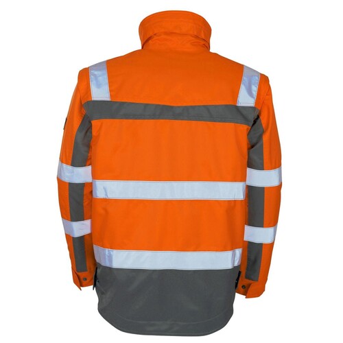 Loreto Winterjacke / Gr. 4XL, Hi-vis  Orange/Anthrazit Produktbild Additional View 2 L