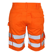 Pisa Shorts / Gr. C52, Hi-vis Orange Produktbild Additional View 2 S