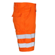 Pisa Shorts / Gr. C52, Hi-vis Orange Produktbild Additional View 3 S