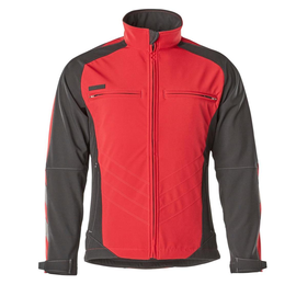 Dresden Soft Shell Jacke / Gr. XL,  Rot/Schwarz Produktbild