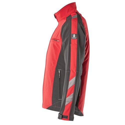 Dresden Soft Shell Jacke / Gr. XS,  Rot/Schwarz Produktbild Additional View 1 L
