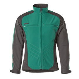 Dresden Soft Shell Jacke / Gr. L,  Grün/Schwarz Produktbild