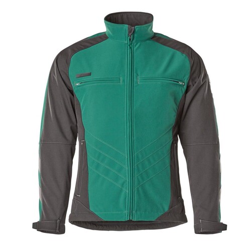 Dresden Soft Shell Jacke / Gr. XS,  Grün/Schwarz Produktbild
