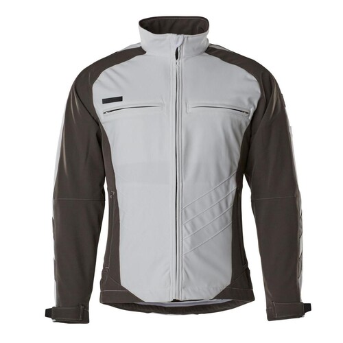 Dresden Soft Shell Jacke / Gr. 4XL,  Weiß/Dunkelanthrazit Produktbild