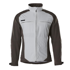 Dresden Soft Shell Jacke / Gr. L,  Weiß/Dunkelanthrazit Produktbild