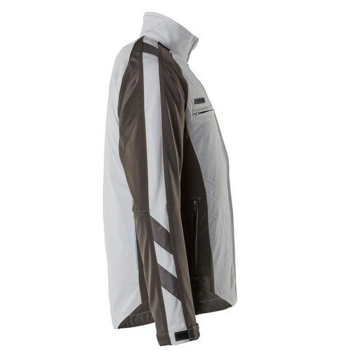 Dresden Soft Shell Jacke / Gr. M,  Weiß/Dunkelanthrazit Produktbild Additional View 3 L