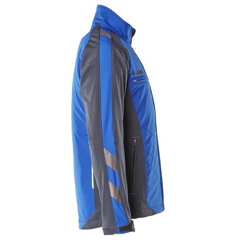 Dresden Soft Shell Jacke / Gr. XS,  Kornblau/Schwarzblau Produktbild Additional View 3 L