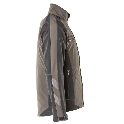 Dresden Soft Shell Jacke / Gr. M,  Dunkelanthrazit/Schwarz Produktbild Additional View 3 L