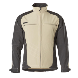 Dresden Soft Shell Jacke / Gr. L,  Hellkhaki/Schwarz Produktbild