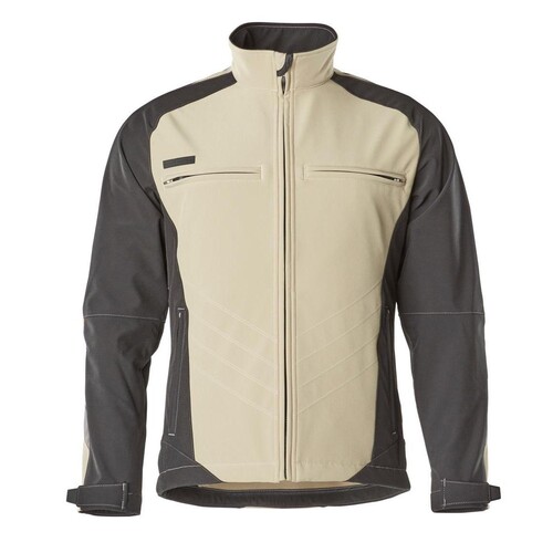Dresden Soft Shell Jacke / Gr. XS,  Hellkhaki/Schwarz Produktbild