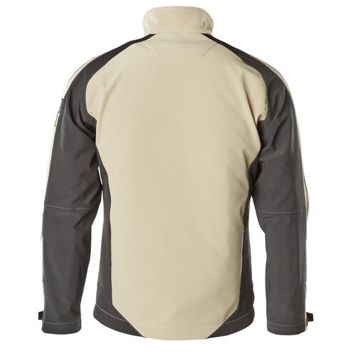 Dresden Soft Shell Jacke / Gr. XS,  Hellkhaki/Schwarz Produktbild Additional View 2 L