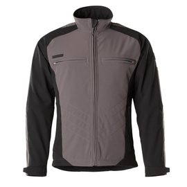 Dresden Soft Shell Jacke / Gr. L,  Anthrazit/Schwarz Produktbild